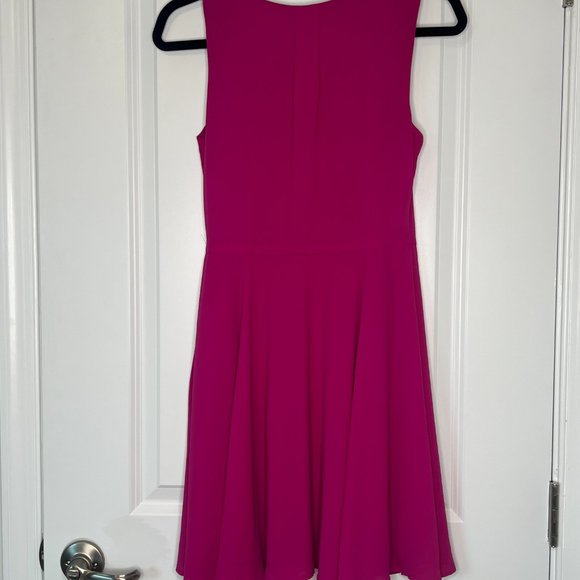 Fit & Flare Flounce Dress with Keyhole - Picture 3 of 3
